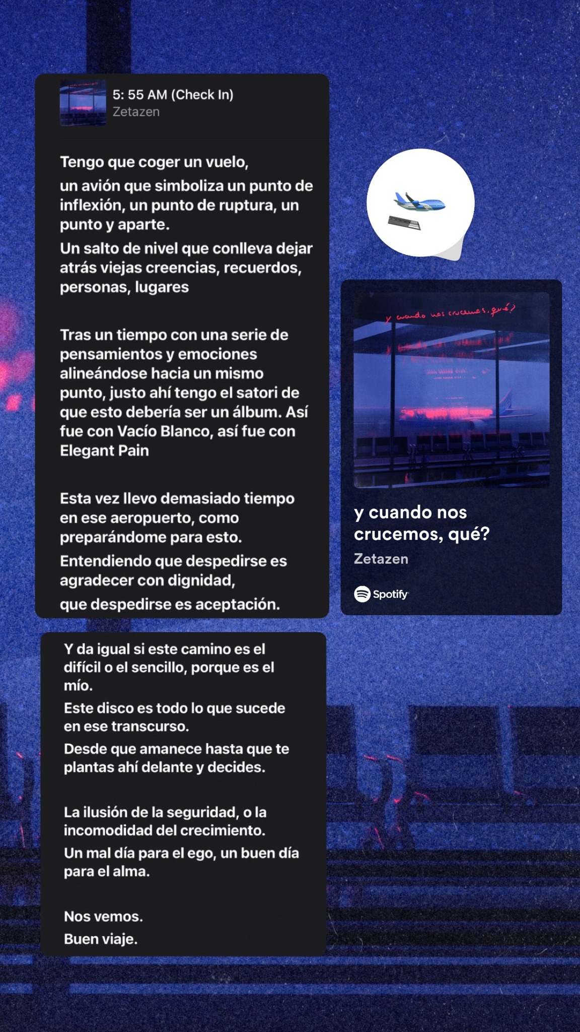 Letra de "5:55 AM" (Check In) / ZETAZEN